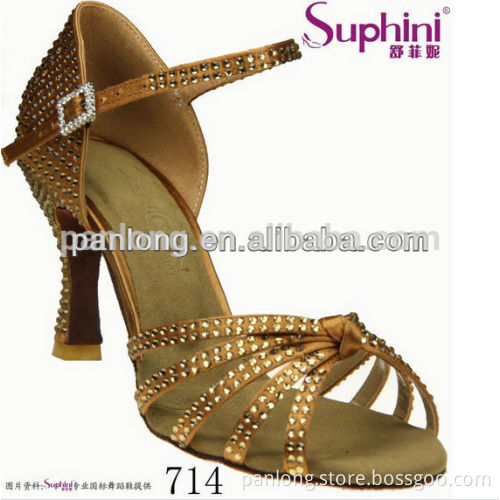 Quality Control Diamond Women High Heel Dance Shoe 714
